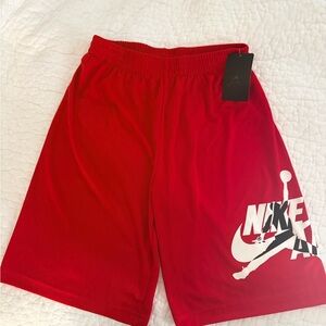 BOYS Nike Jordan Basketball Shorts Red